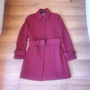 J. Crew Double Cloth Dress Coat Size 4P
